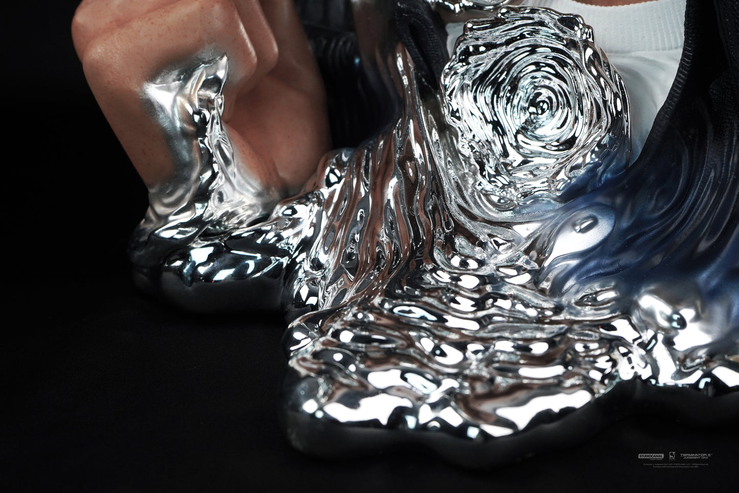 Terminator 2 - T-1000 1:1 Scale DELUXE Art Mask - Painted