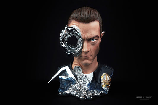 Terminator 2 - T-1000 1:1 Scale Art Mask - Painted