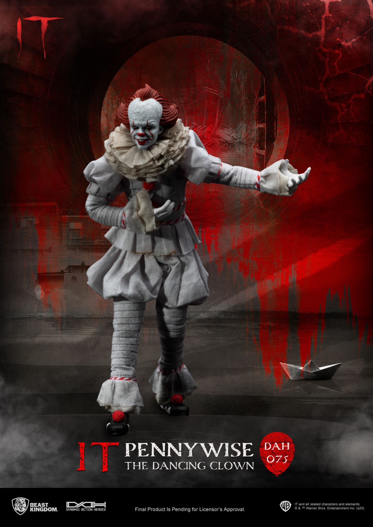 Stephen King's Es Dynamic 8ction Heroes Actionfigur 1/9 Pennywise 21 cm