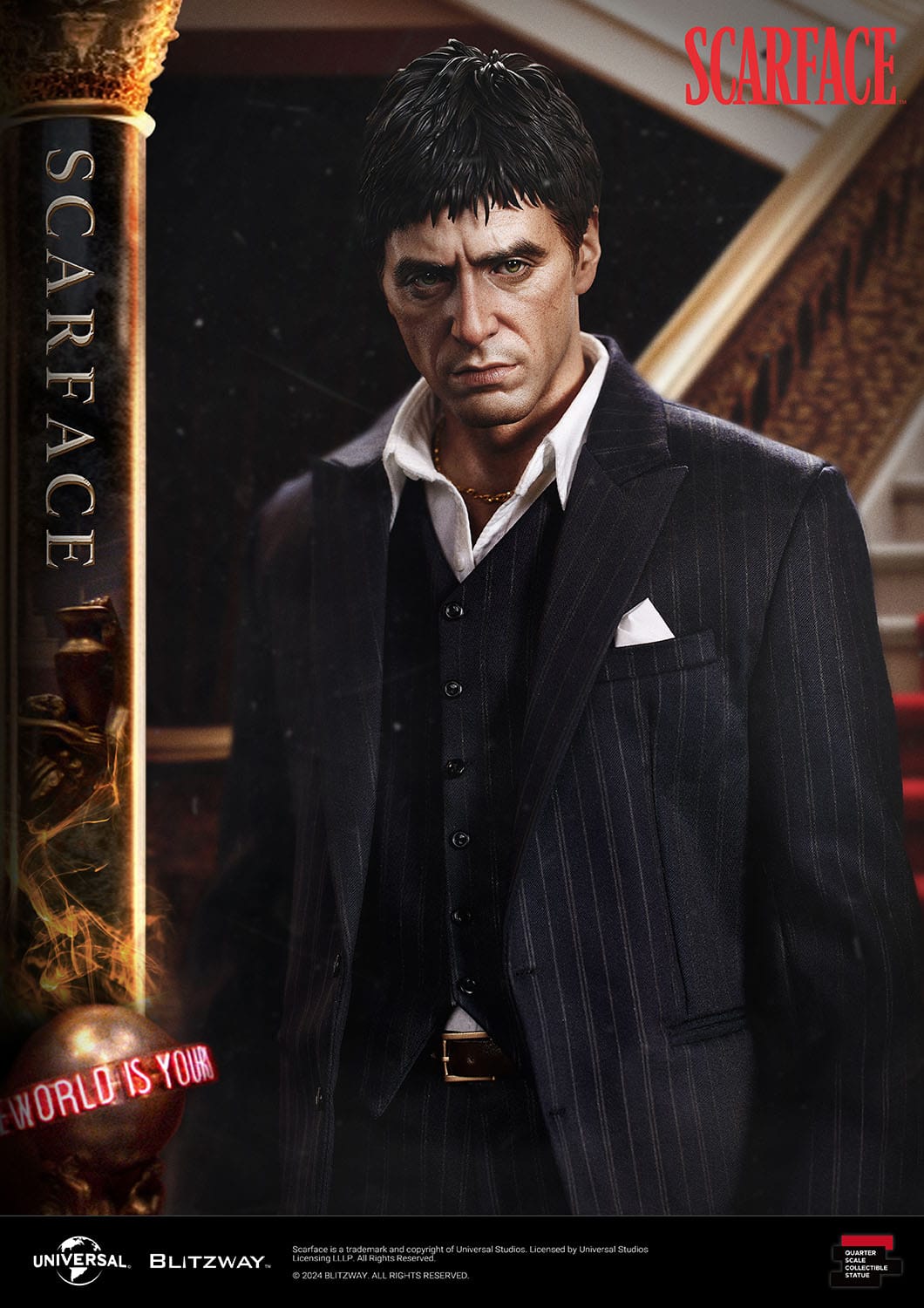 Scarface Superb Scale Statue 1/4 Tony Montana 53 cm
