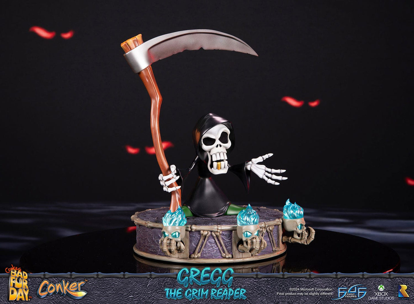 Conker: Conker's Bad Fur Day Statue Gregg the Grim Reaper 36 cm