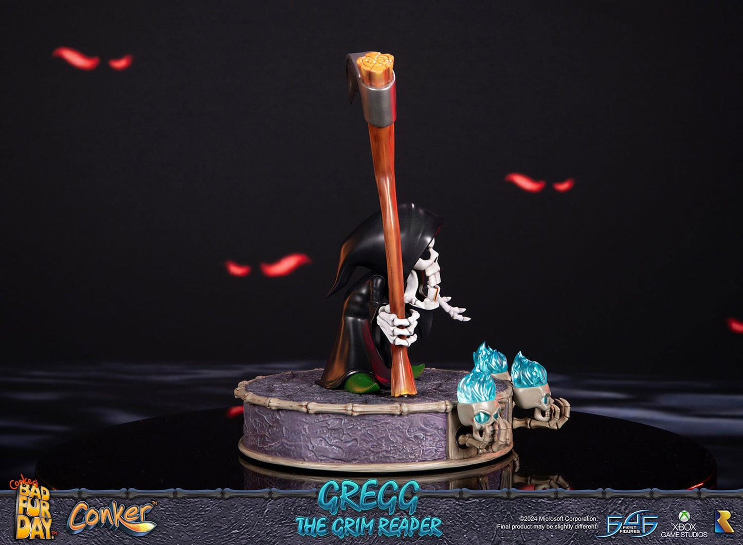 Conker: Conker's Bad Fur Day Statue Gregg the Grim Reaper 36 cm