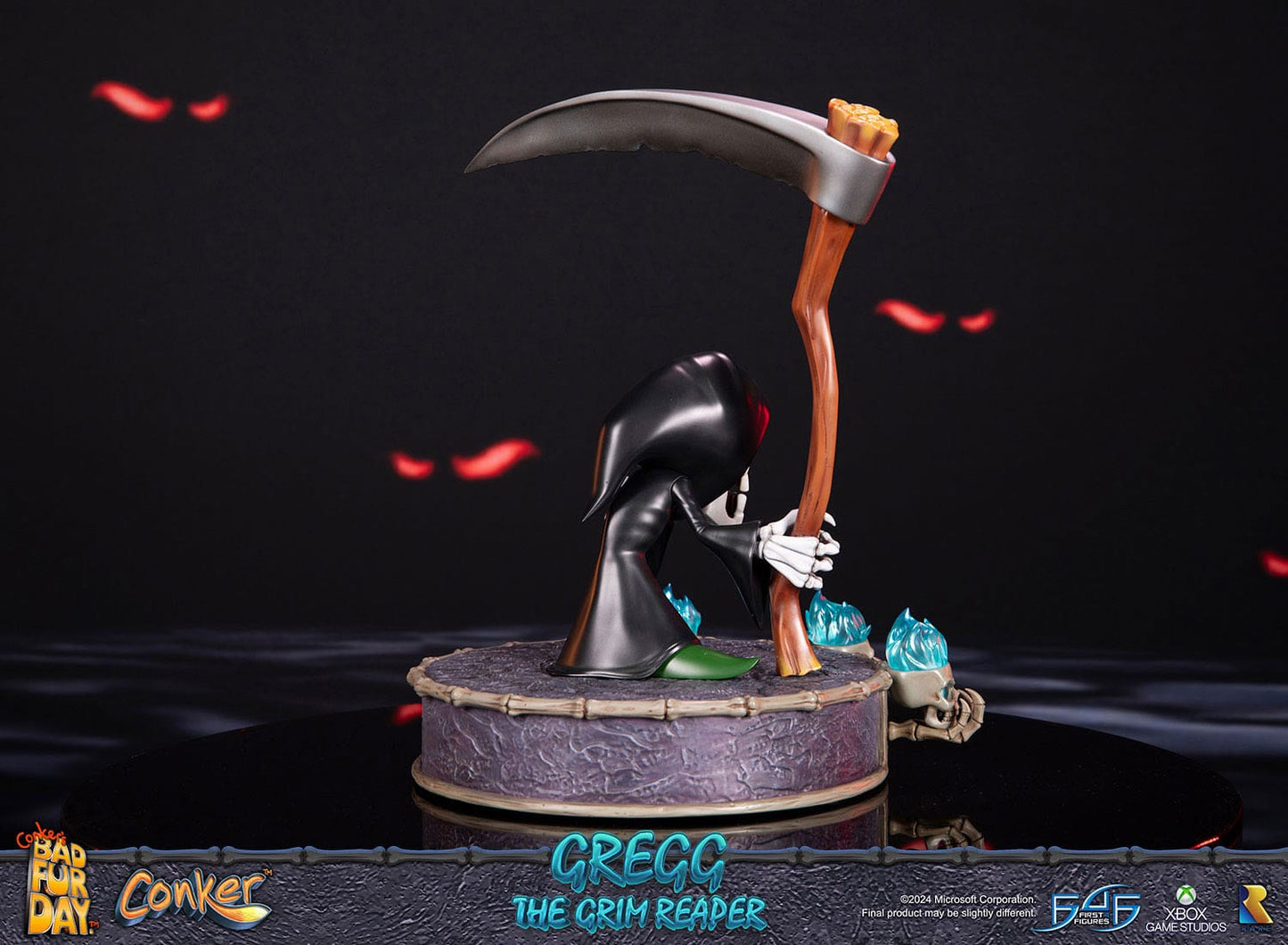 Conker: Conker's Bad Fur Day Statue Gregg the Grim Reaper 36 cm