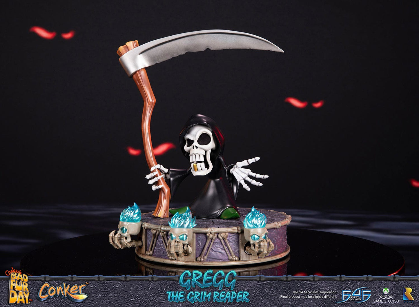 Conker: Conker's Bad Fur Day Statue Gregg the Grim Reaper 36 cm