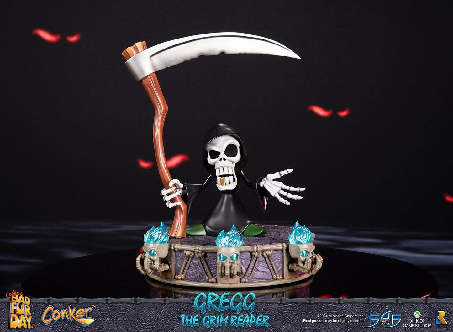 Conker: Conker's Bad Fur Day Statue Gregg the Grim Reaper 36 cm