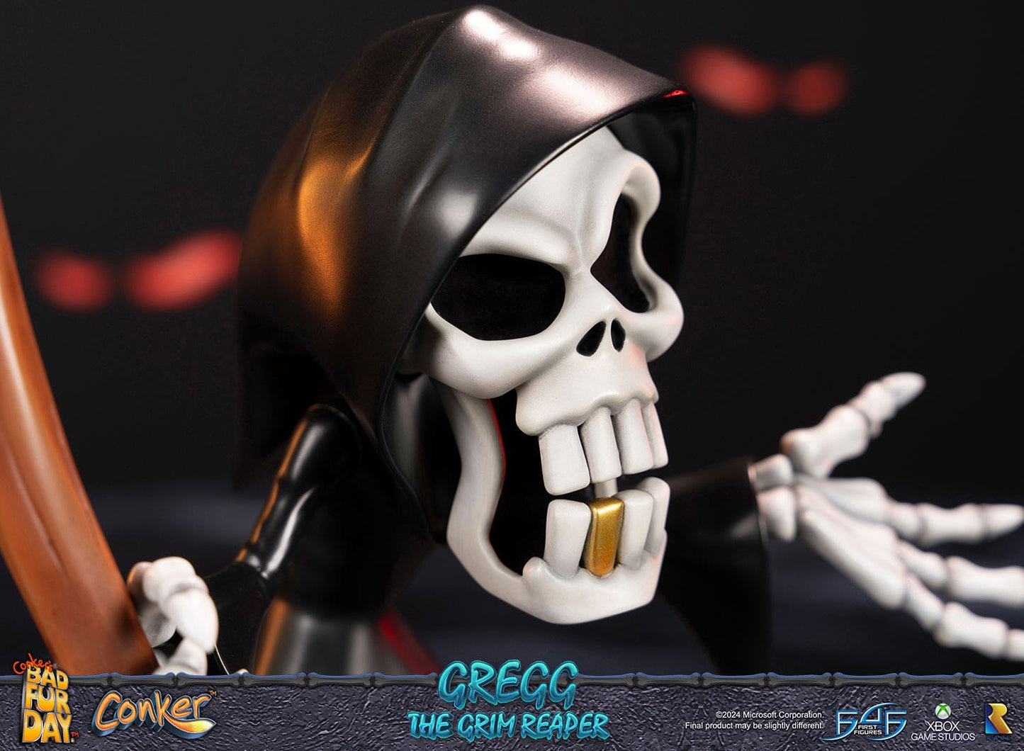 Conker: Conker's Bad Fur Day Statue Gregg the Grim Reaper 36 cm