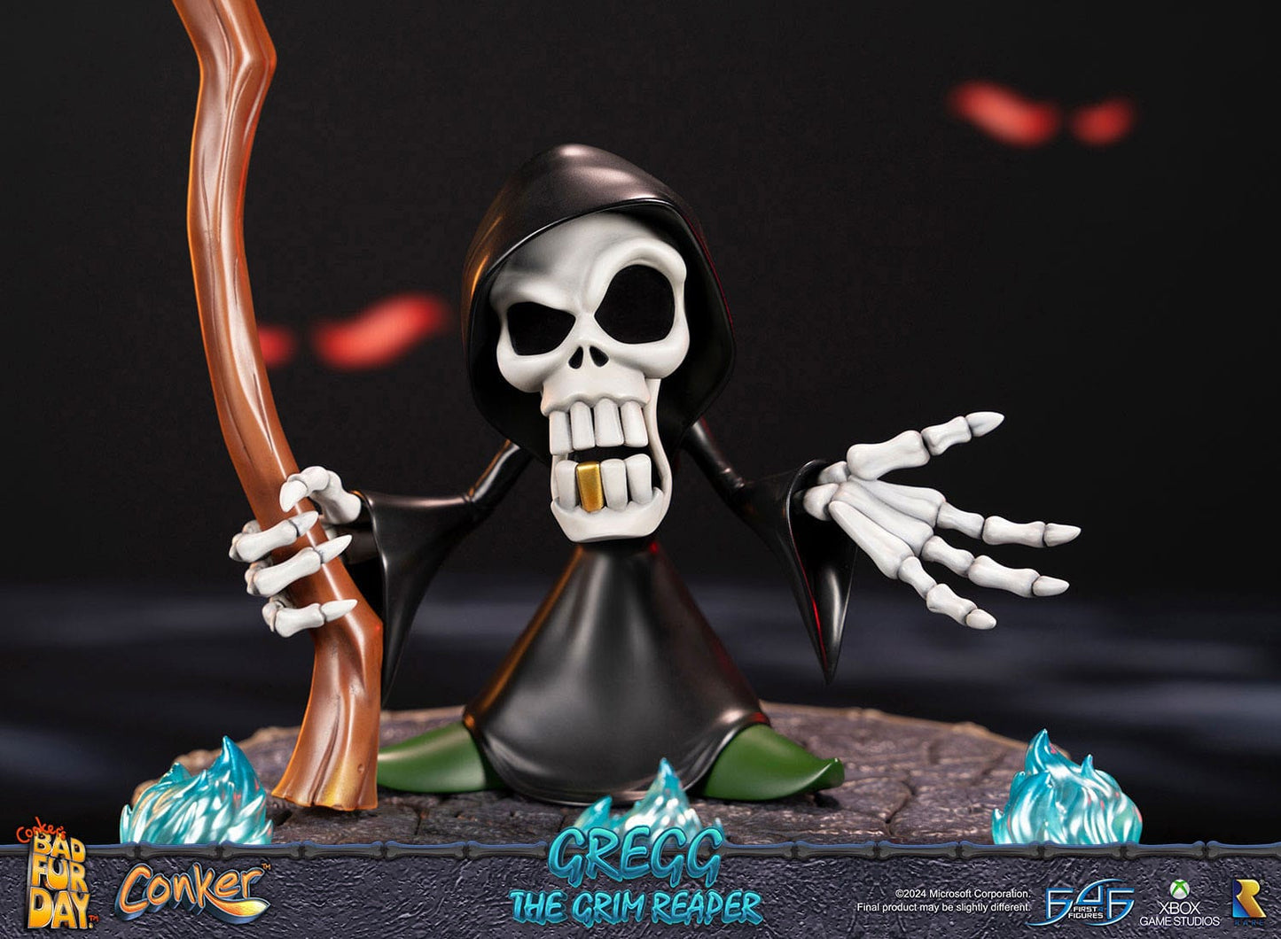 Conker: Conker's Bad Fur Day Statue Gregg the Grim Reaper 36 cm