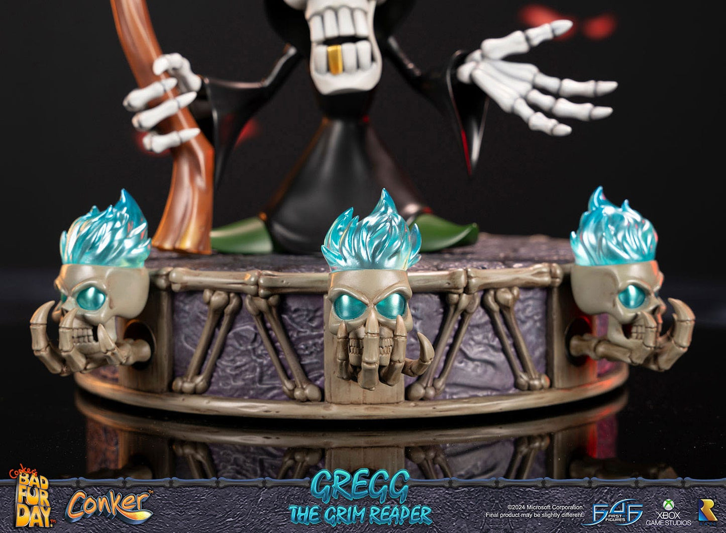 Conker: Conker's Bad Fur Day Statue Gregg the Grim Reaper 36 cm