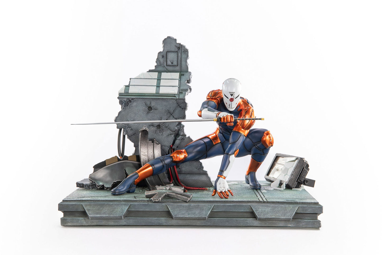 Metal Gear Solid Statue Cyborg Ninja (Gray Fox)