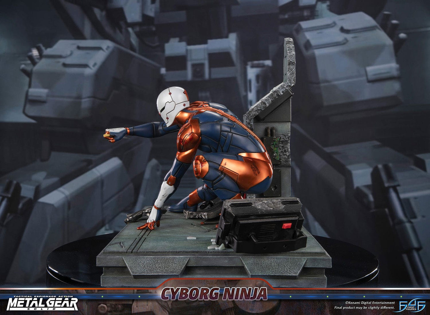 Metal Gear Solid Statue Cyborg Ninja (Gray Fox)