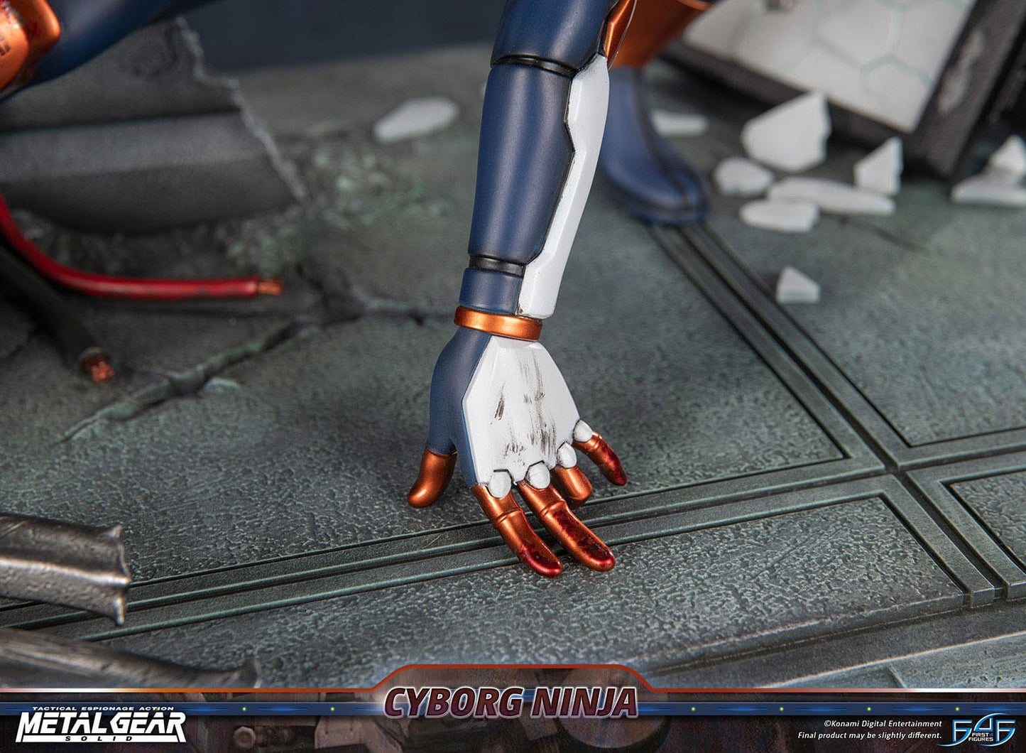 Metal Gear Solid Statue Cyborg Ninja (Gray Fox)