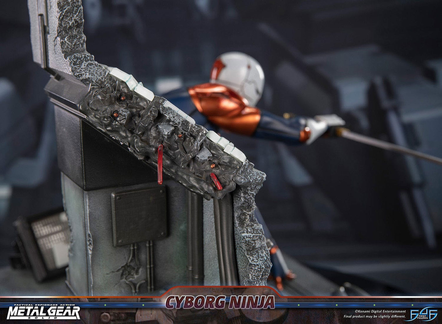 Metal Gear Solid Statue Cyborg Ninja (Gray Fox)