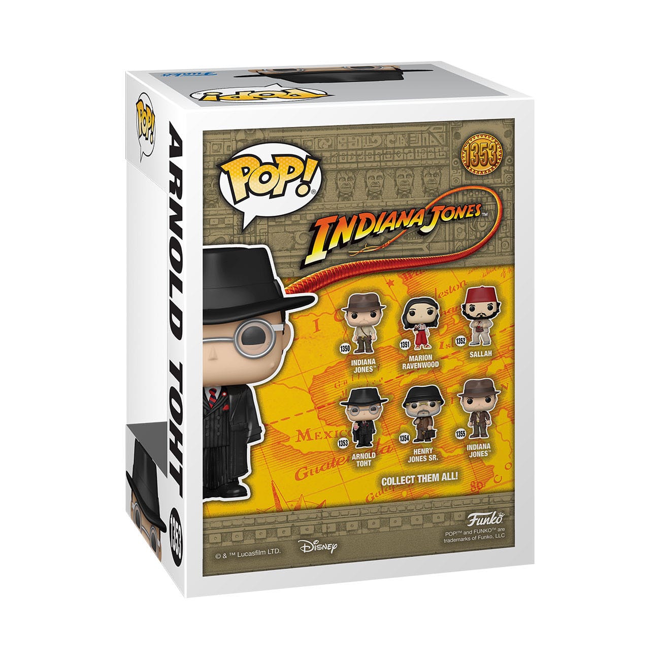 Indiana Jones POP! Movies Vinyl Figur Arnold Toht 9 cm