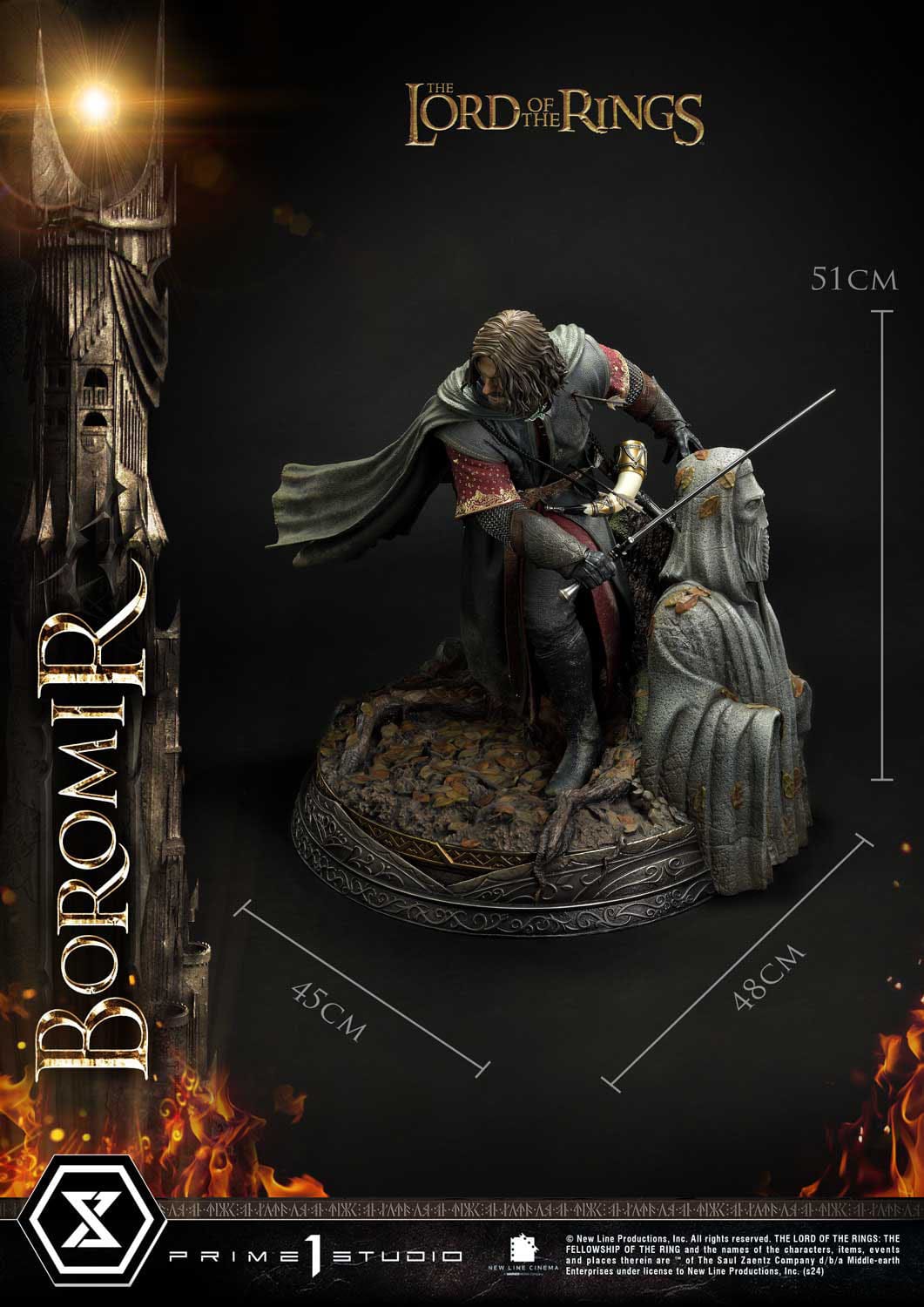 Herr der Ringe Statue 1/4 Boromir Bonus Version 51 cm