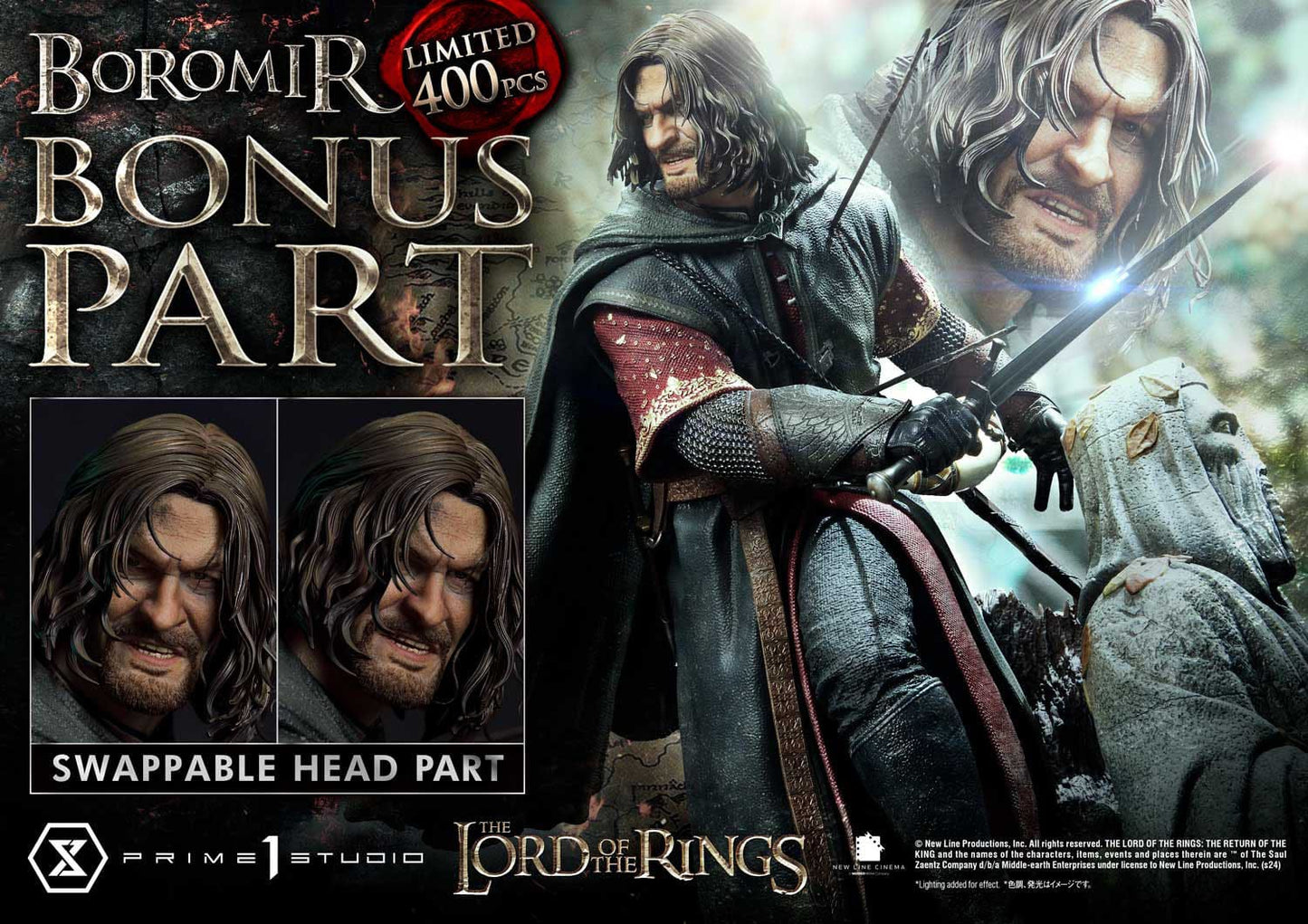 Herr der Ringe Statue 1/4 Boromir Bonus Version 51 cm