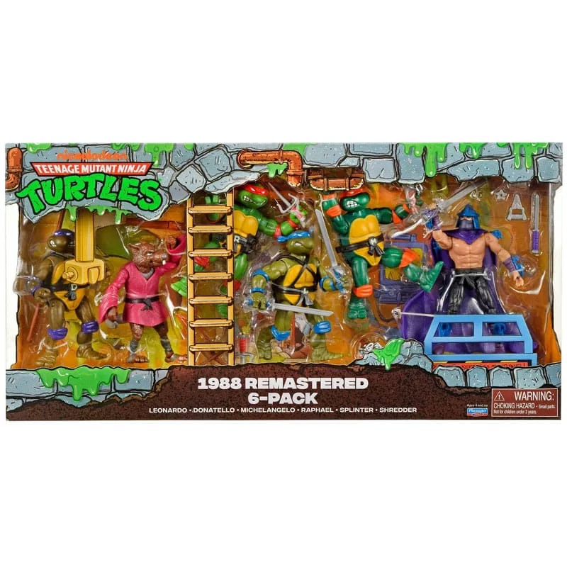 Teenage Mutant Ninja Turtles Actionfiguren 1988 Remastered heo EU Exclusive