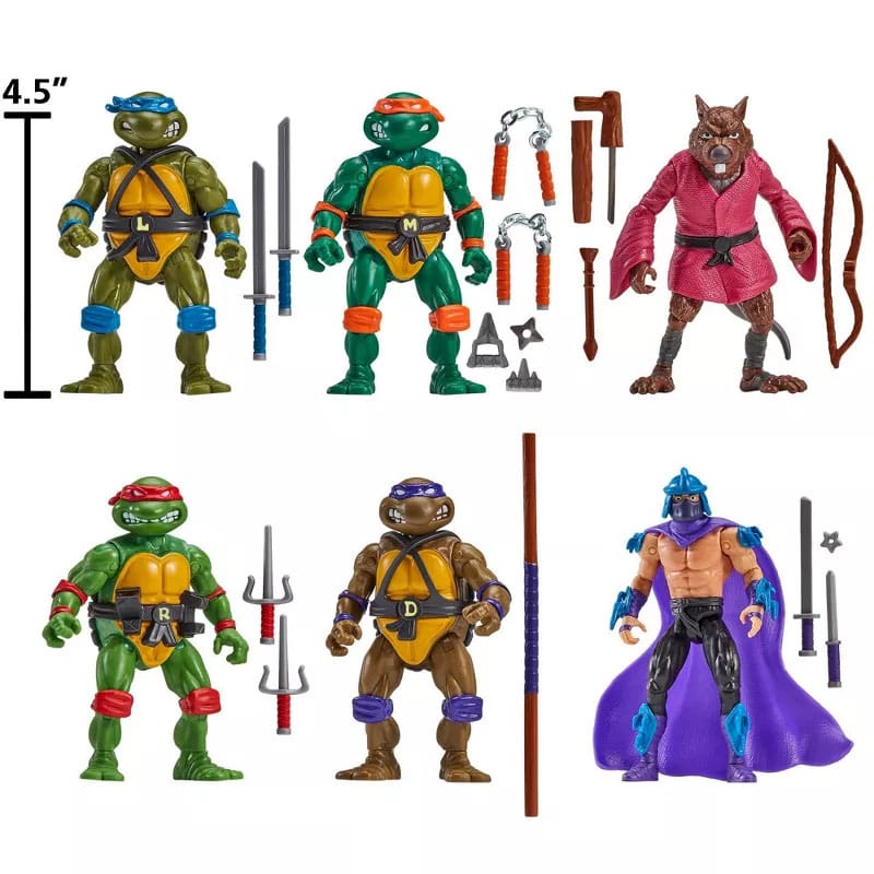 Teenage Mutant Ninja Turtles Actionfiguren 1988 Remastered heo EU Exclusive
