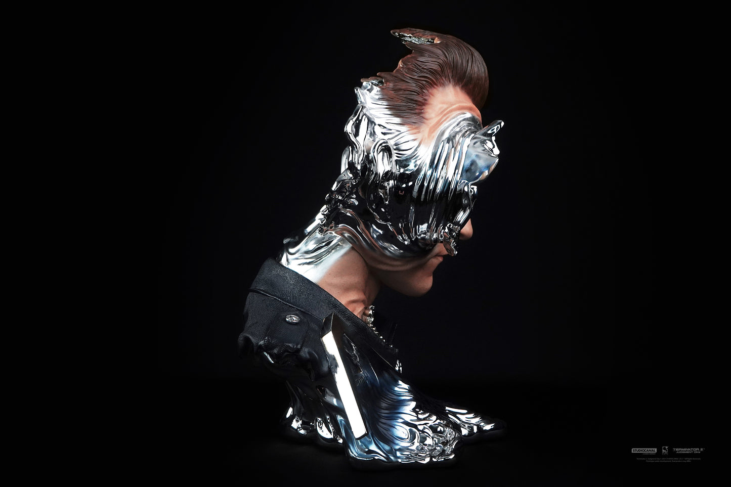 Terminator 2 - T-1000 1:1 Scale Art Mask - Painted