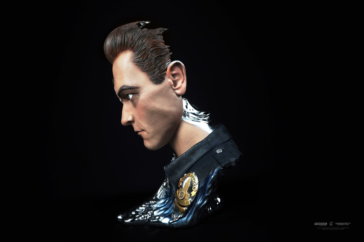 Terminator 2 - T-1000 1:1 Scale Art Mask - Painted