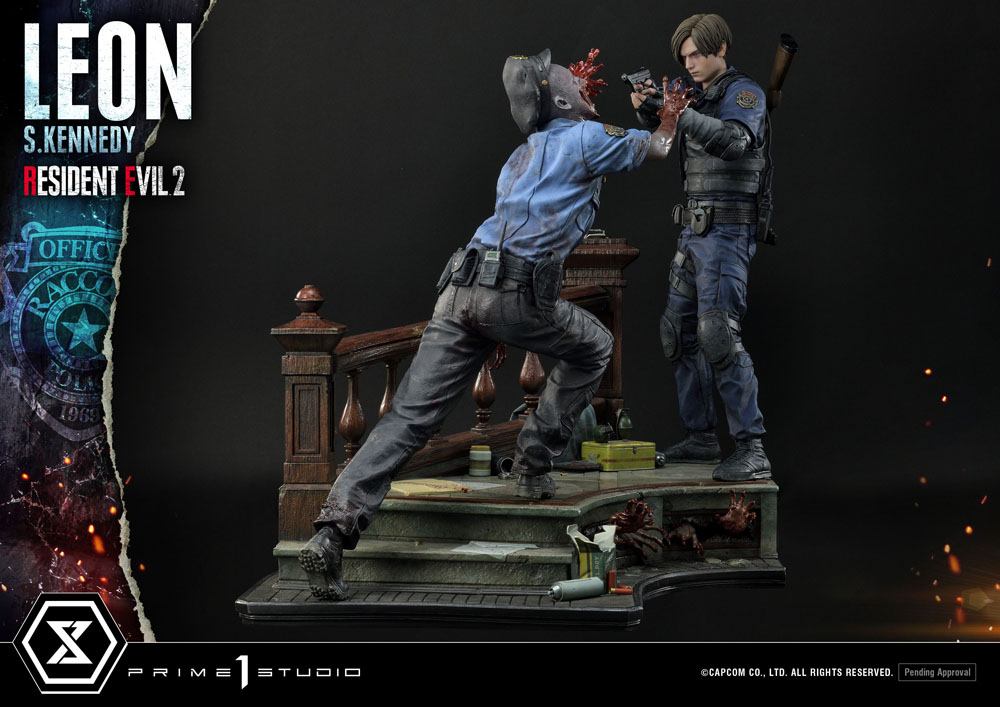 Leon S. Kennedy Statue – Resident Evil 2 Remake – 30cm (11 in Leon S. Kennedy Statue – Resident Evil 2 Remake – 30cm (11 in